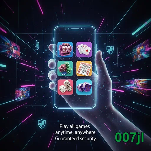 Mobile player enjoying casino games with 007jl's offers